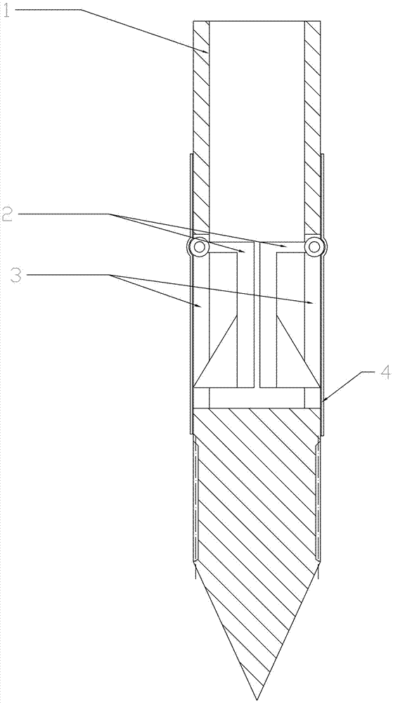 Greenhouse supporting rod stabilizing device