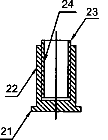 Embedded type stone material cellular compound plate dried hanging structure