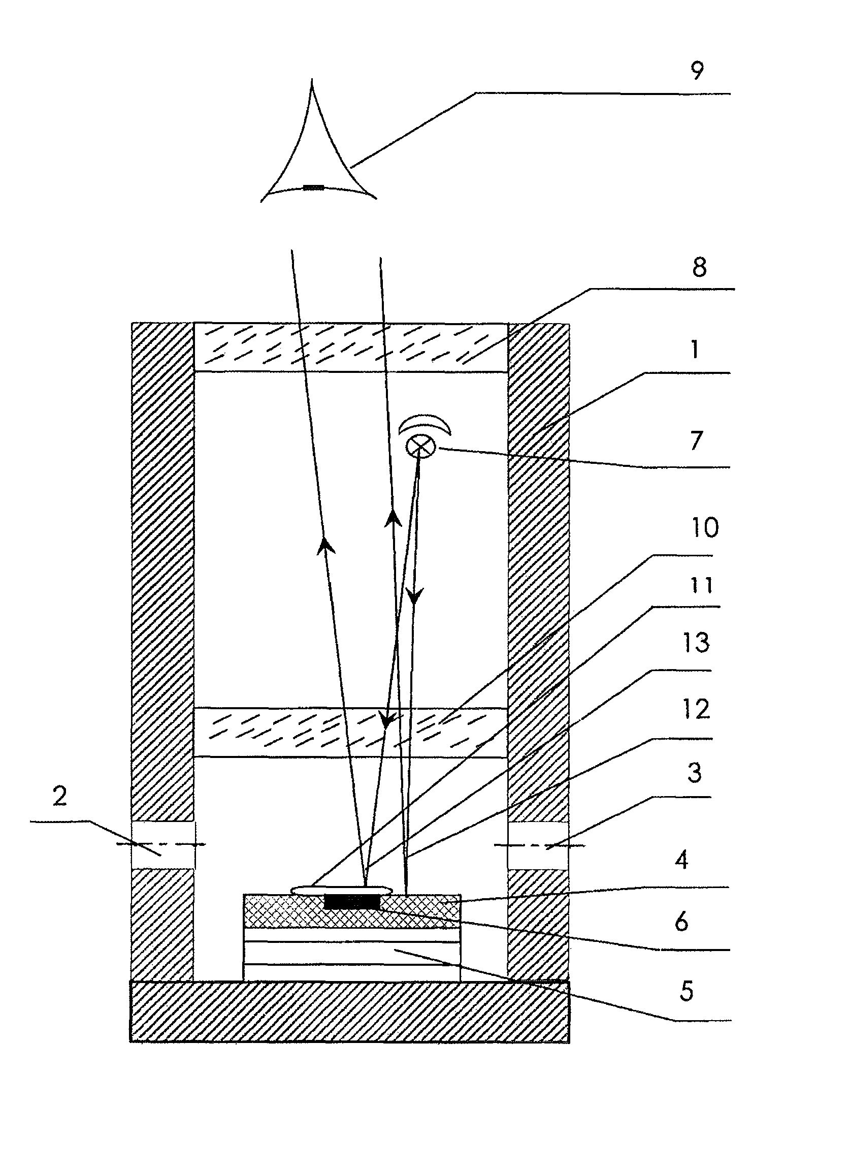 Method for hydrocarbon dew point temperature measurement and device for carrying out said method