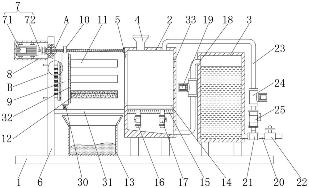 Rust-proof metal cutting fluid circulating filtration device and using method