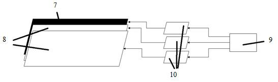 A naked-eye 3D display method and device based on a multilayer transparent liquid crystal screen