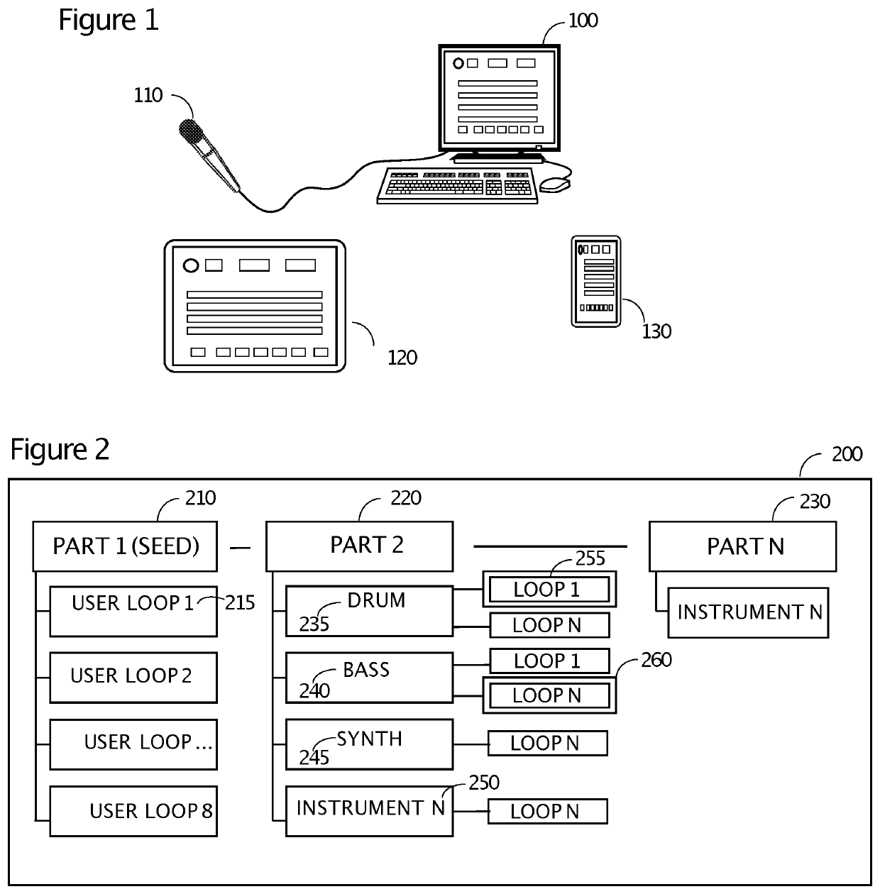 System and method for AI controlled song construction