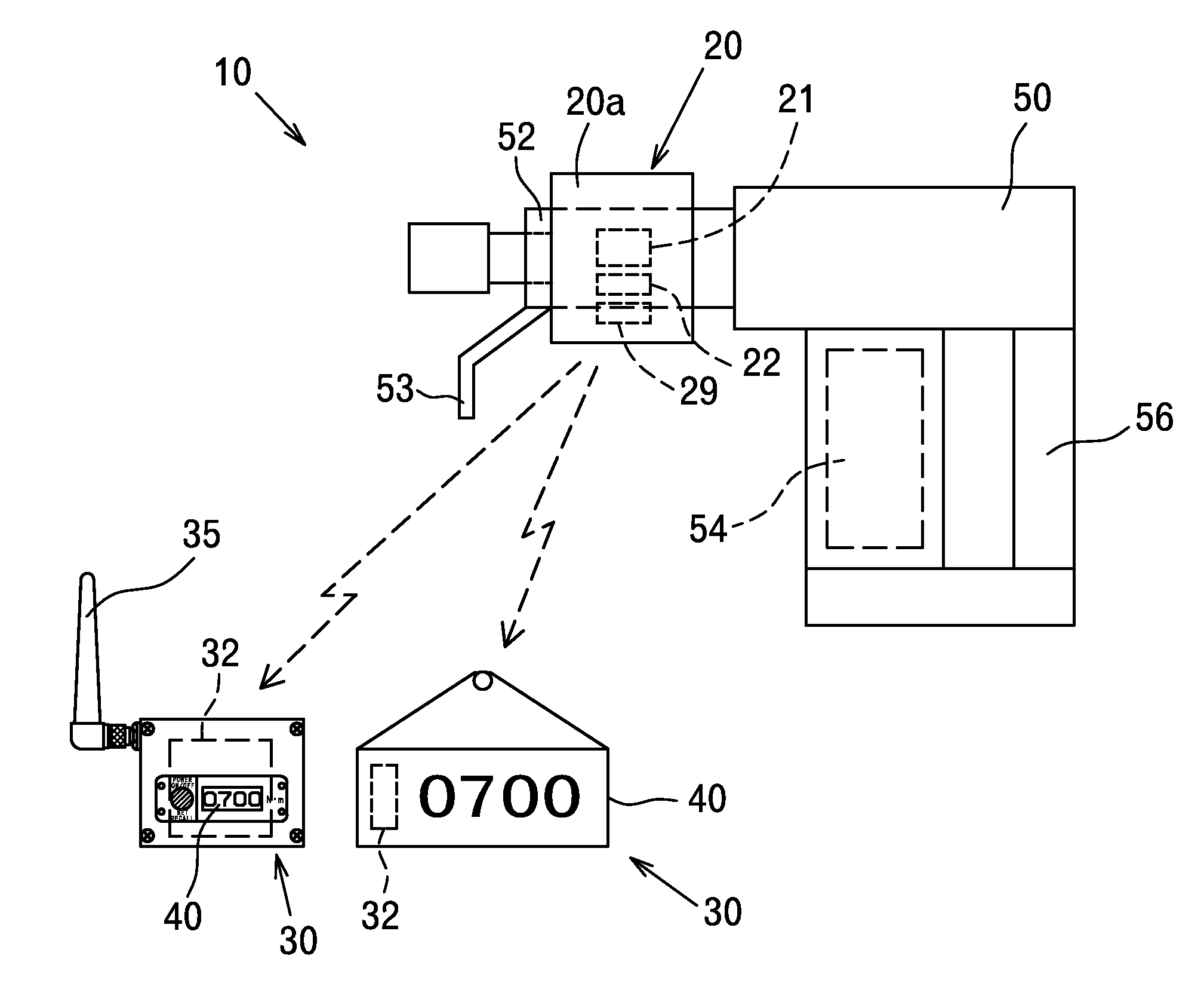 Wireless data transmitting and receiving system