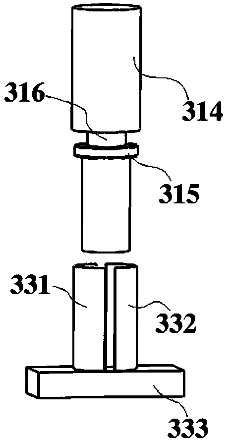 An online measuring device and method for the temperature of molten iron in a large blast furnace