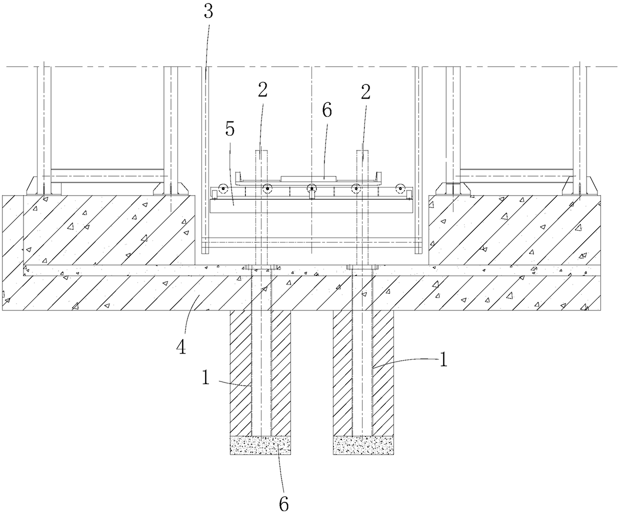 Vertical vehicle stopping and anti-falling device and stereo garage thereof