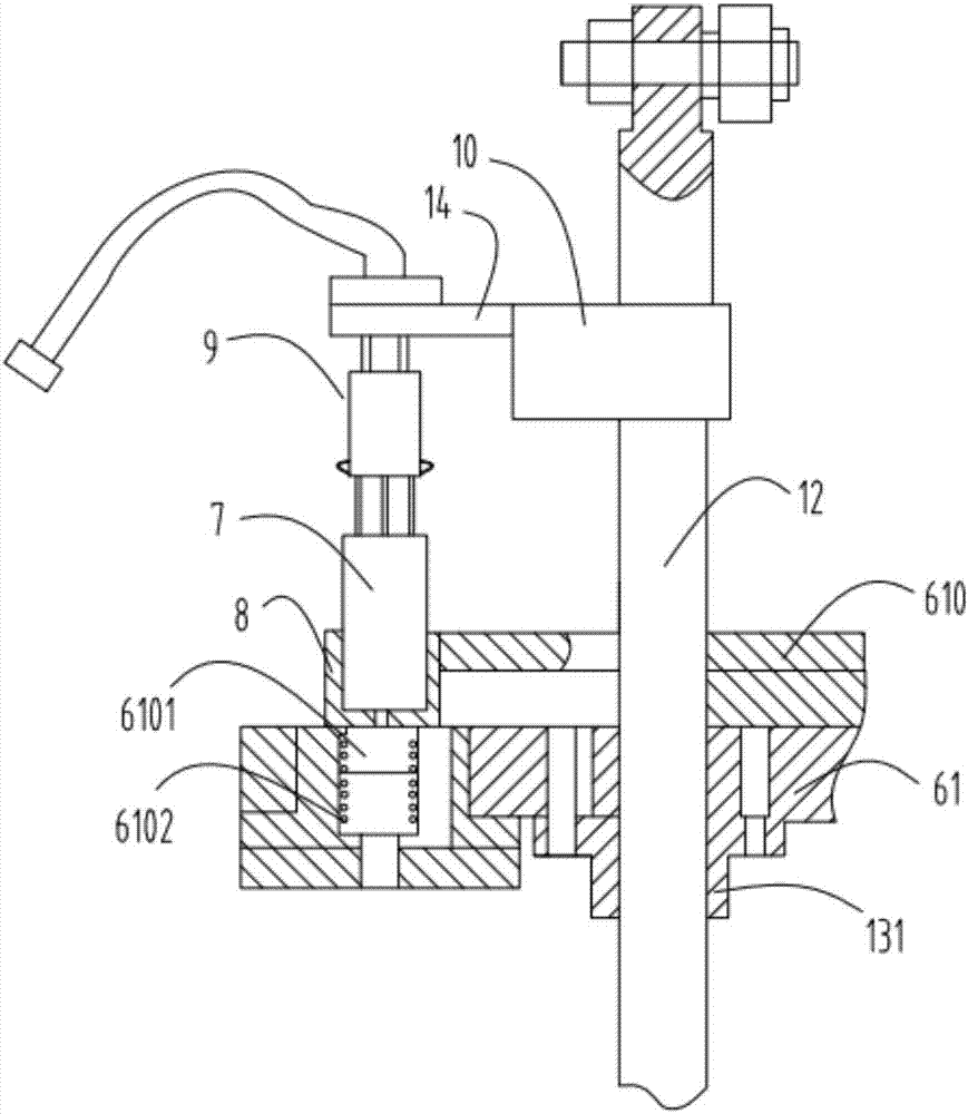 An electrolyte negative pressure absorbing device