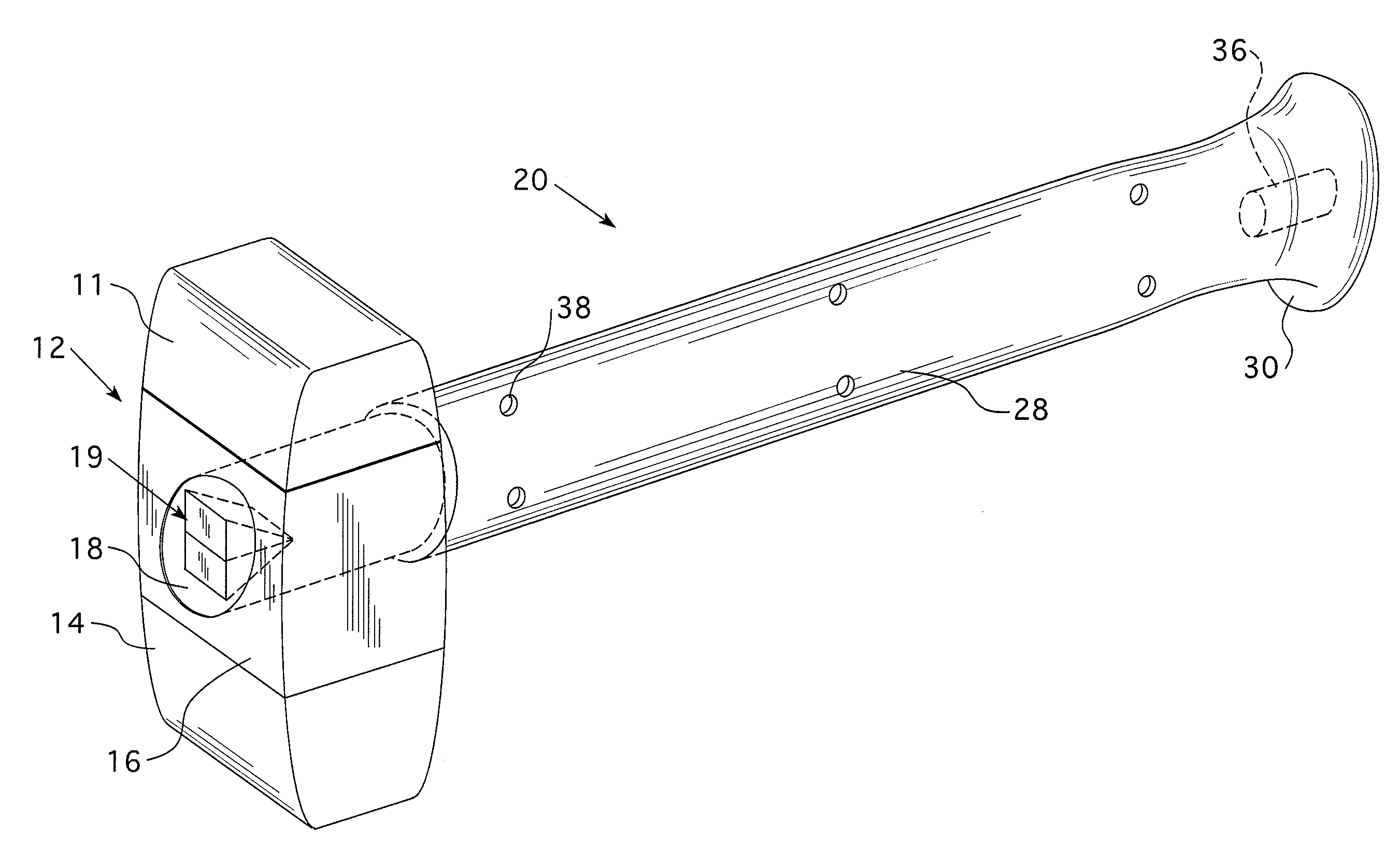 Wood handle with overmold and method of manufacture