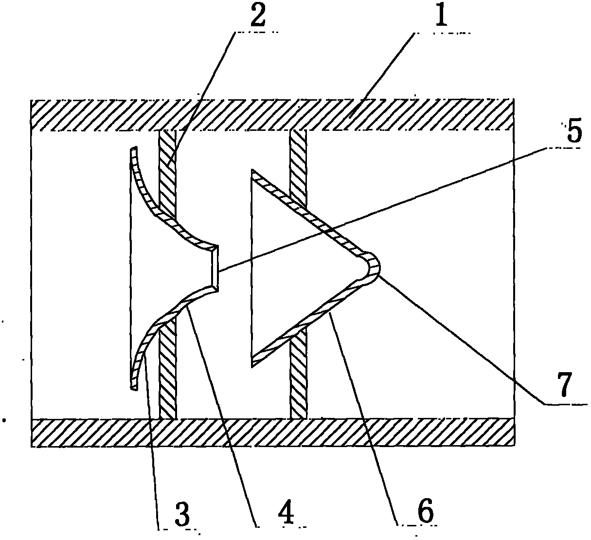 Pressure regulator for regulating water velocity