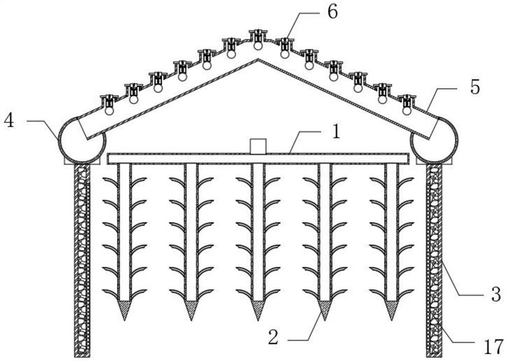 Remediation device based on soil thermal desorption remediation technology