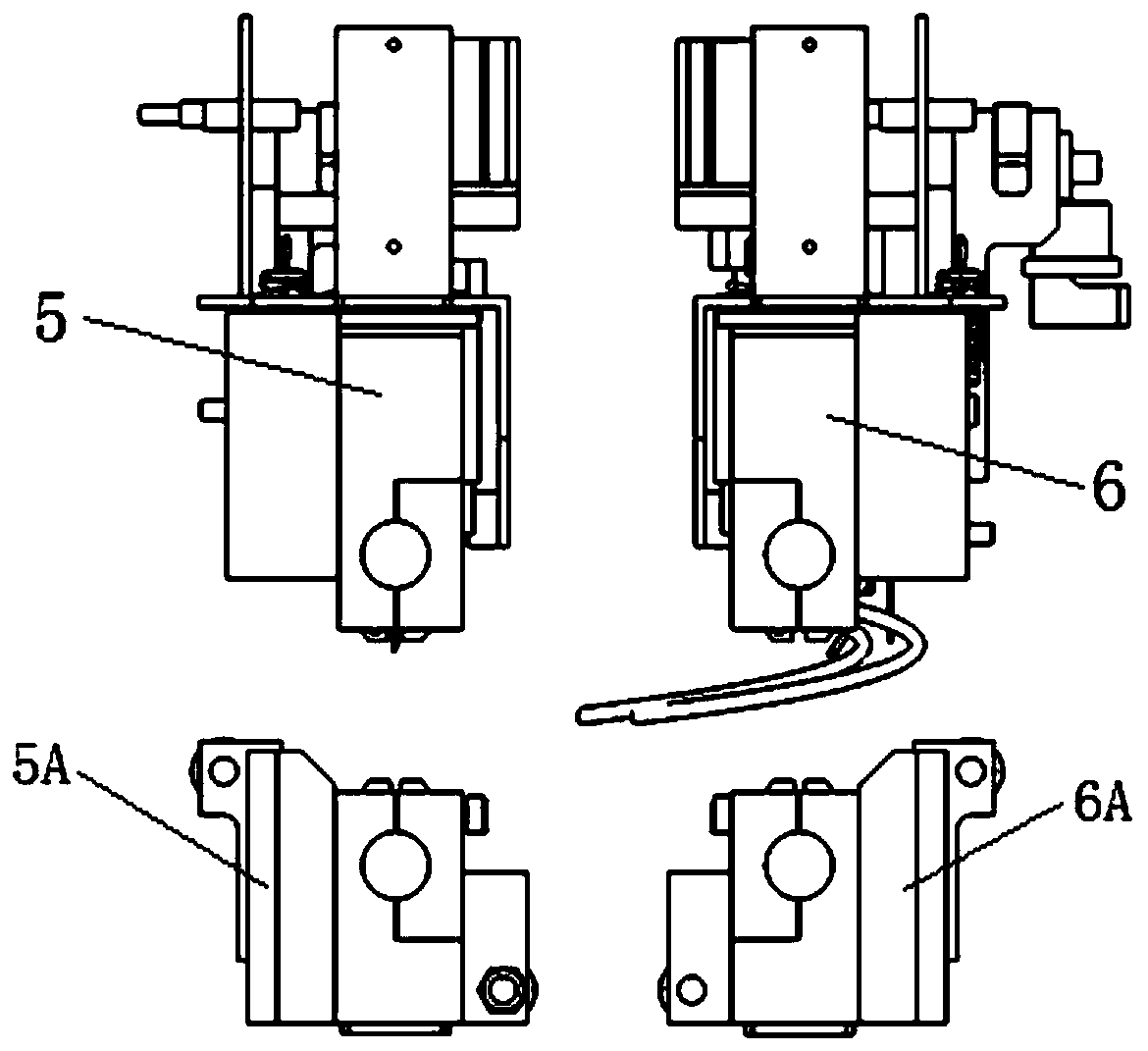 Double-transverse-sealing structure of reciprocating type packing machine
