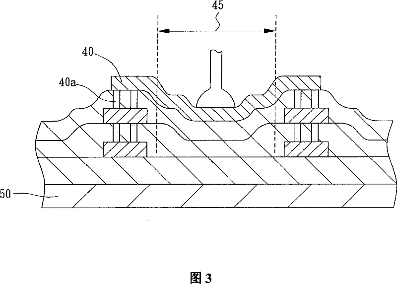 Structure of pad in IC and its formation process