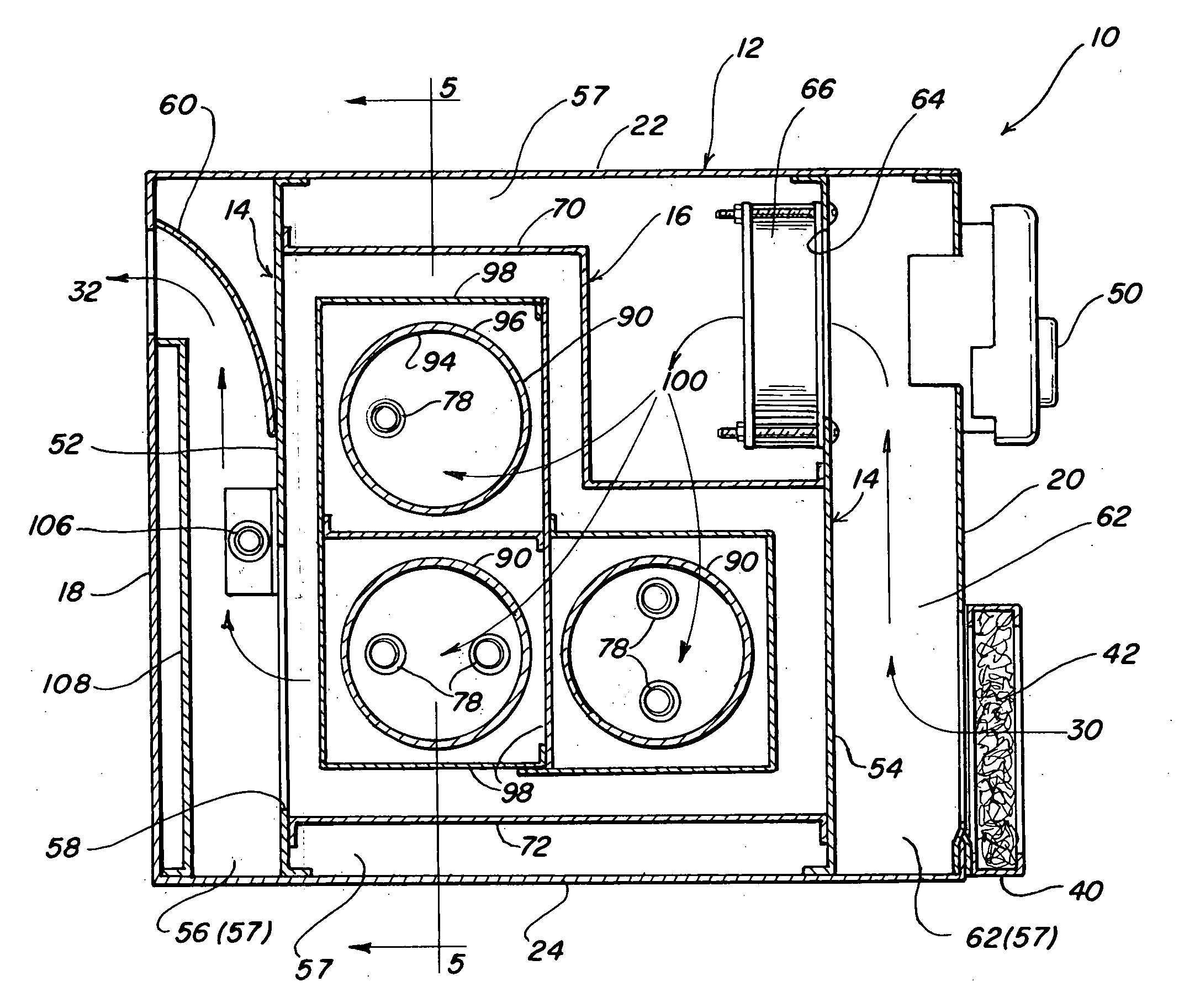 Space heater with pretreated heat exchanger