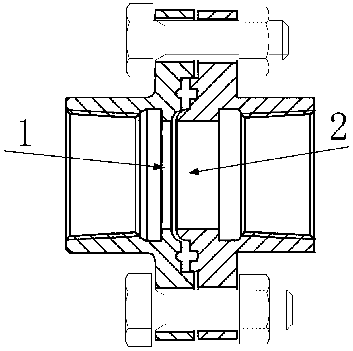 Flange joint