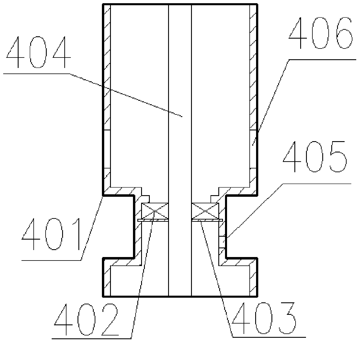 A cooling device for downhole submersible motor