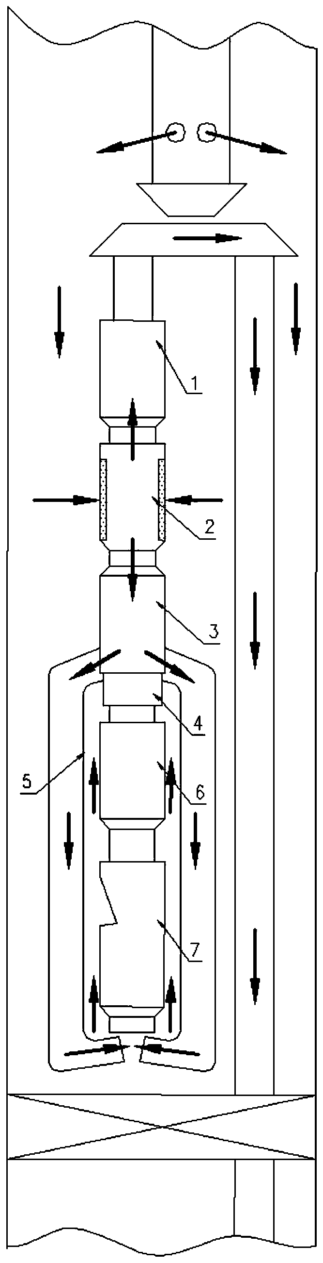 A cooling device for downhole submersible motor