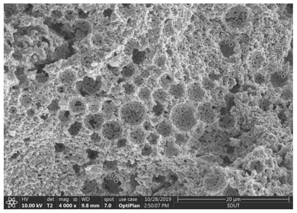 A kind of solid oxide fuel cell electrode material and preparation method thereof