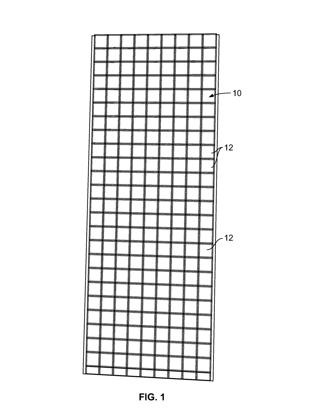 Method for creating simulated tile wall