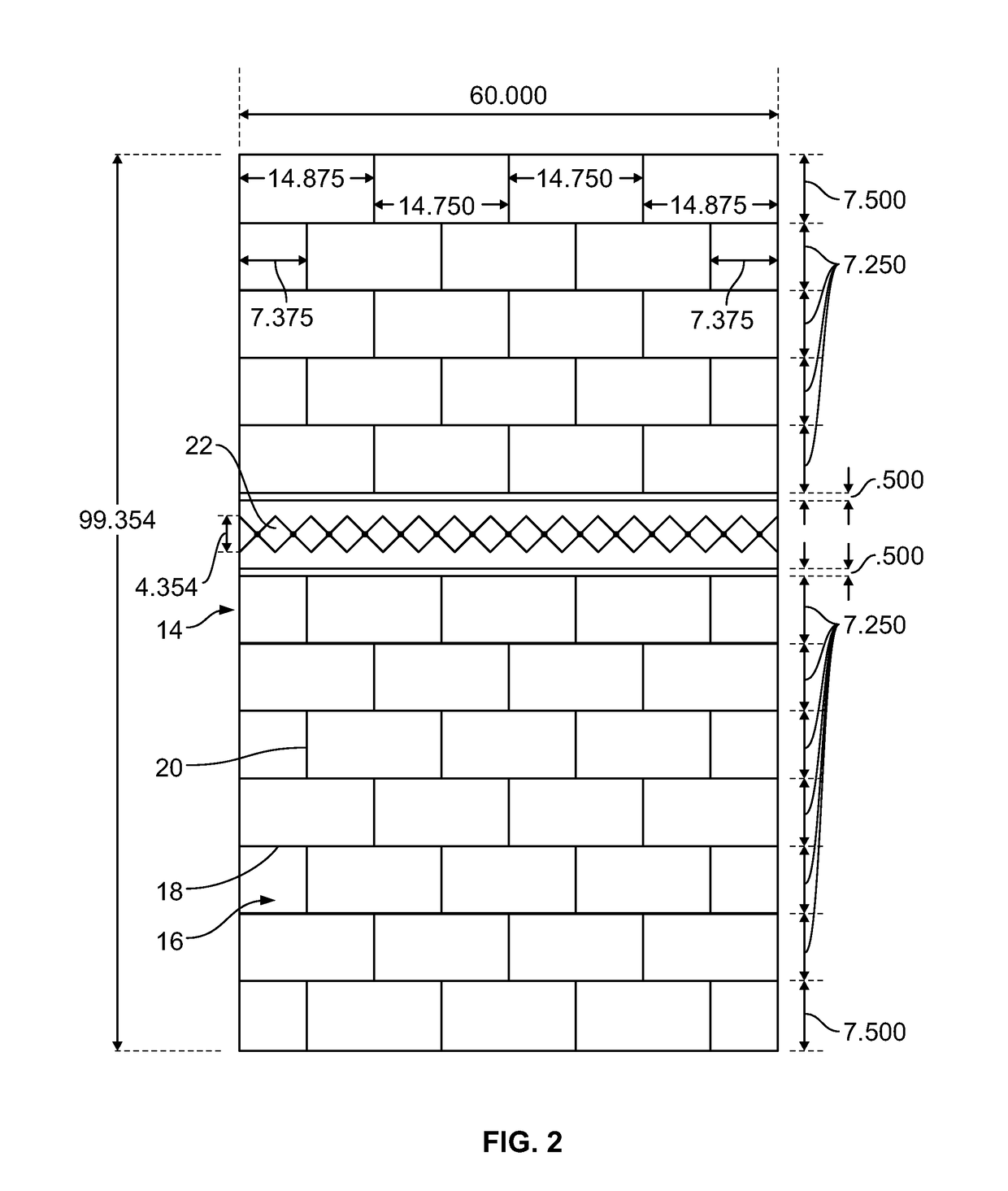 Method for creating simulated tile wall