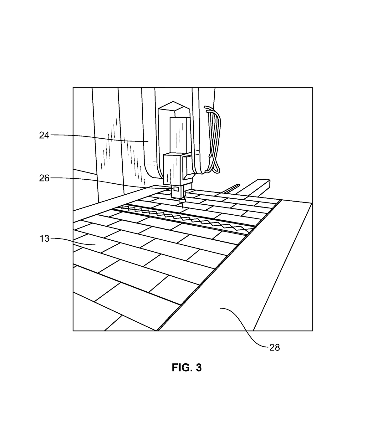Method for creating simulated tile wall