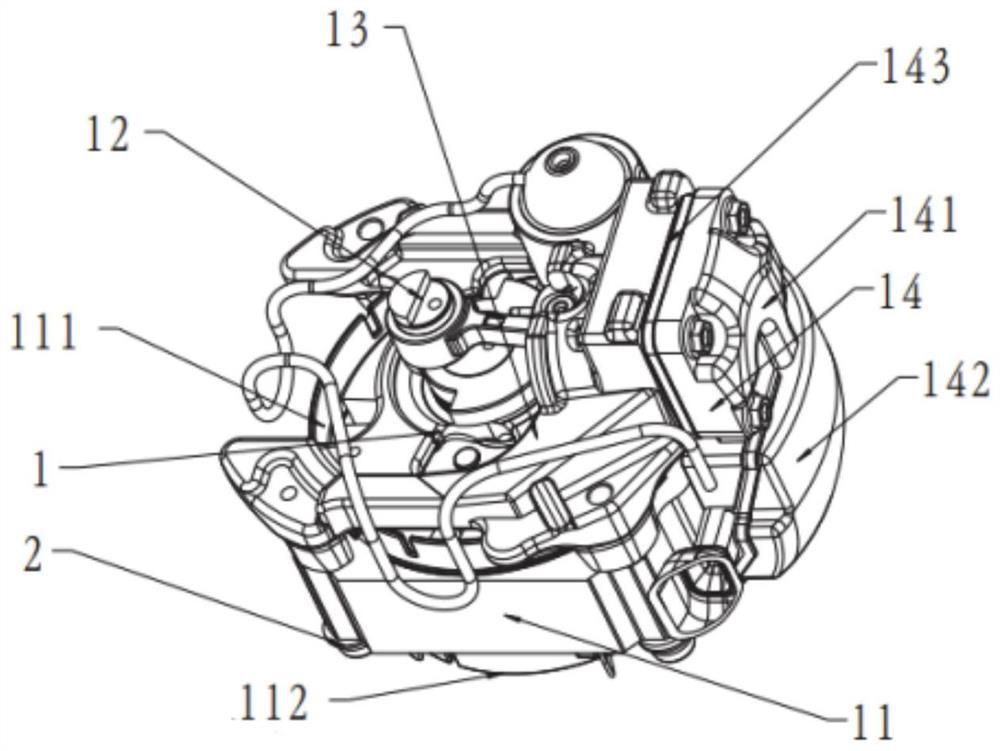 Anti-falling structure and method for compressor silencer and compressor