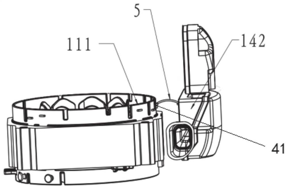 Anti-falling structure and method for compressor silencer and compressor