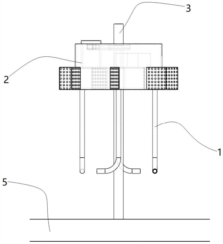 An impeller aeration hybrid water body aerator and method thereof