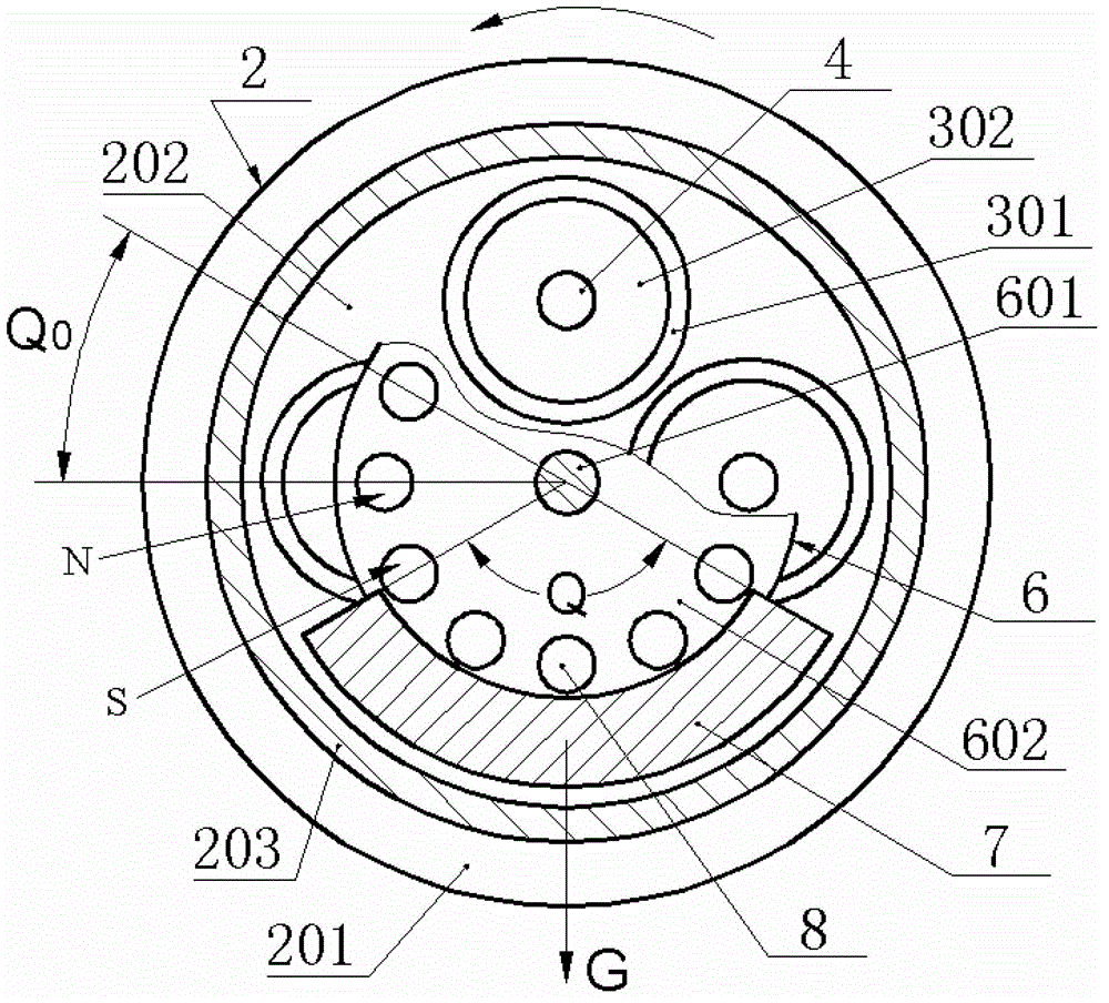 Circular piezoelectric vibrator power generation device for wind turbine blade monitoring system