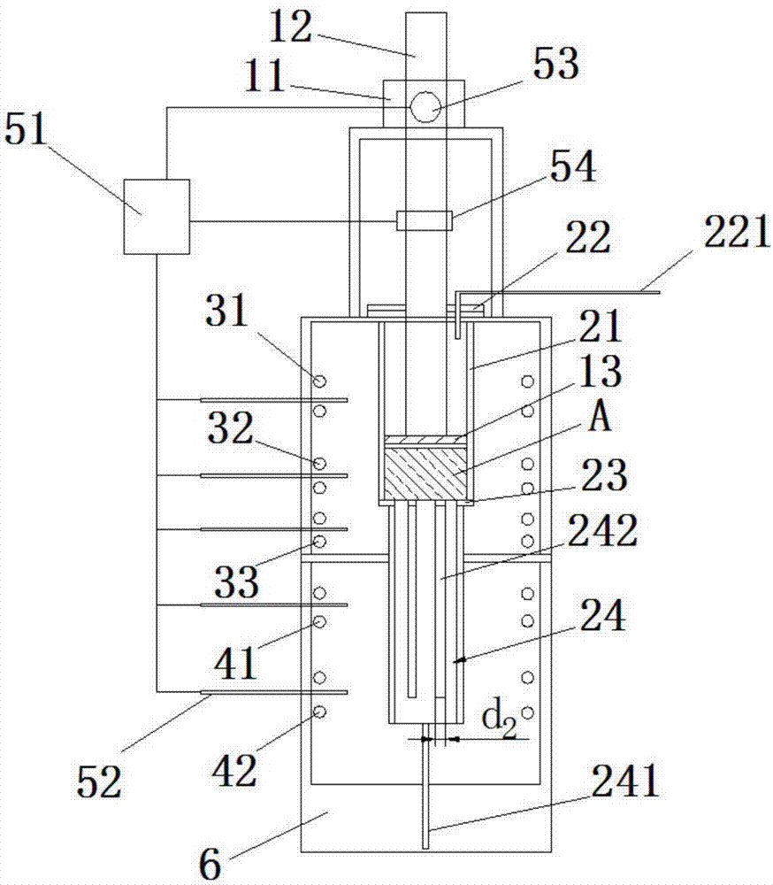 Glass rod material preparation method and preparation device