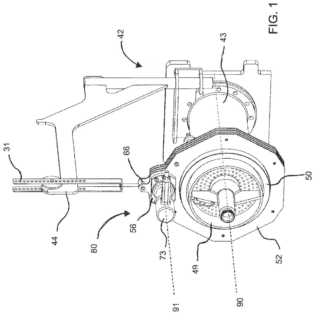 Mounting ring installation system for a meat grinding system