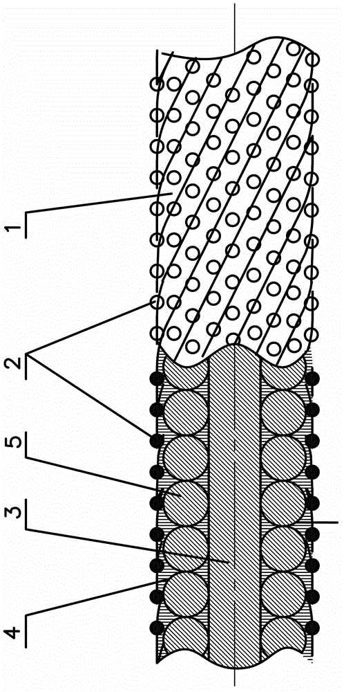 Annular super-hard abrasive wire and method for manufacturing same