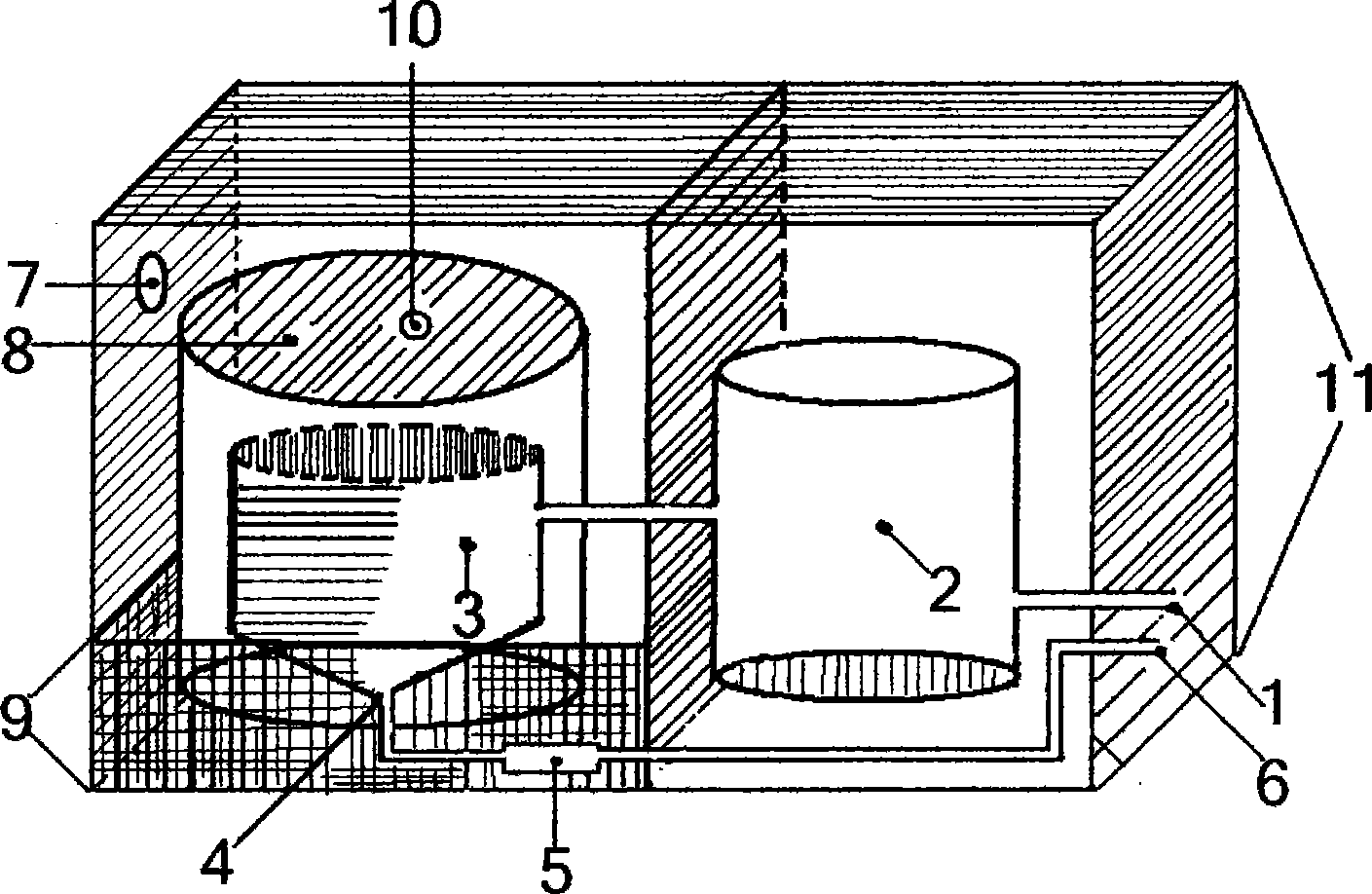 Condenser and its cooling device
