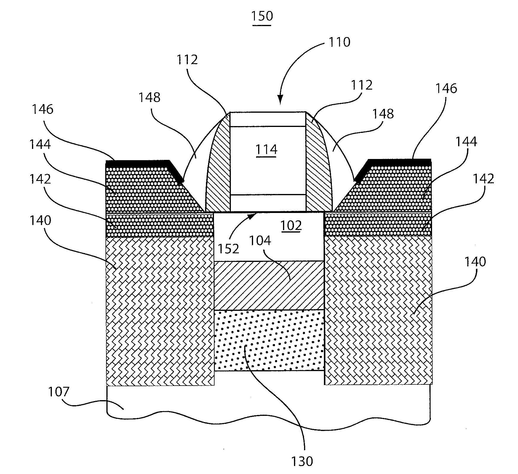 Thin channel device and fabrication method with a reverse embedded stressor