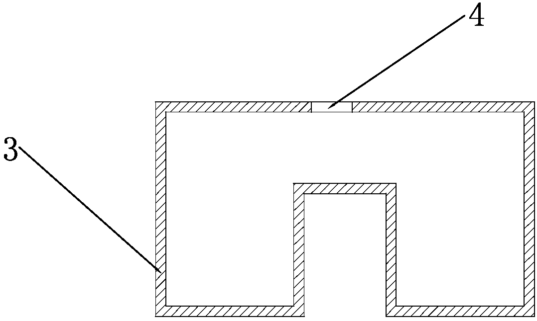 Hidden type feed ridge waveguide slot antenna