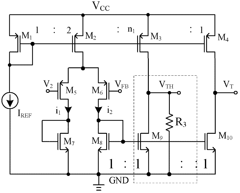 Voltage-stabilizing circuit with hiccup mode over-current protection function