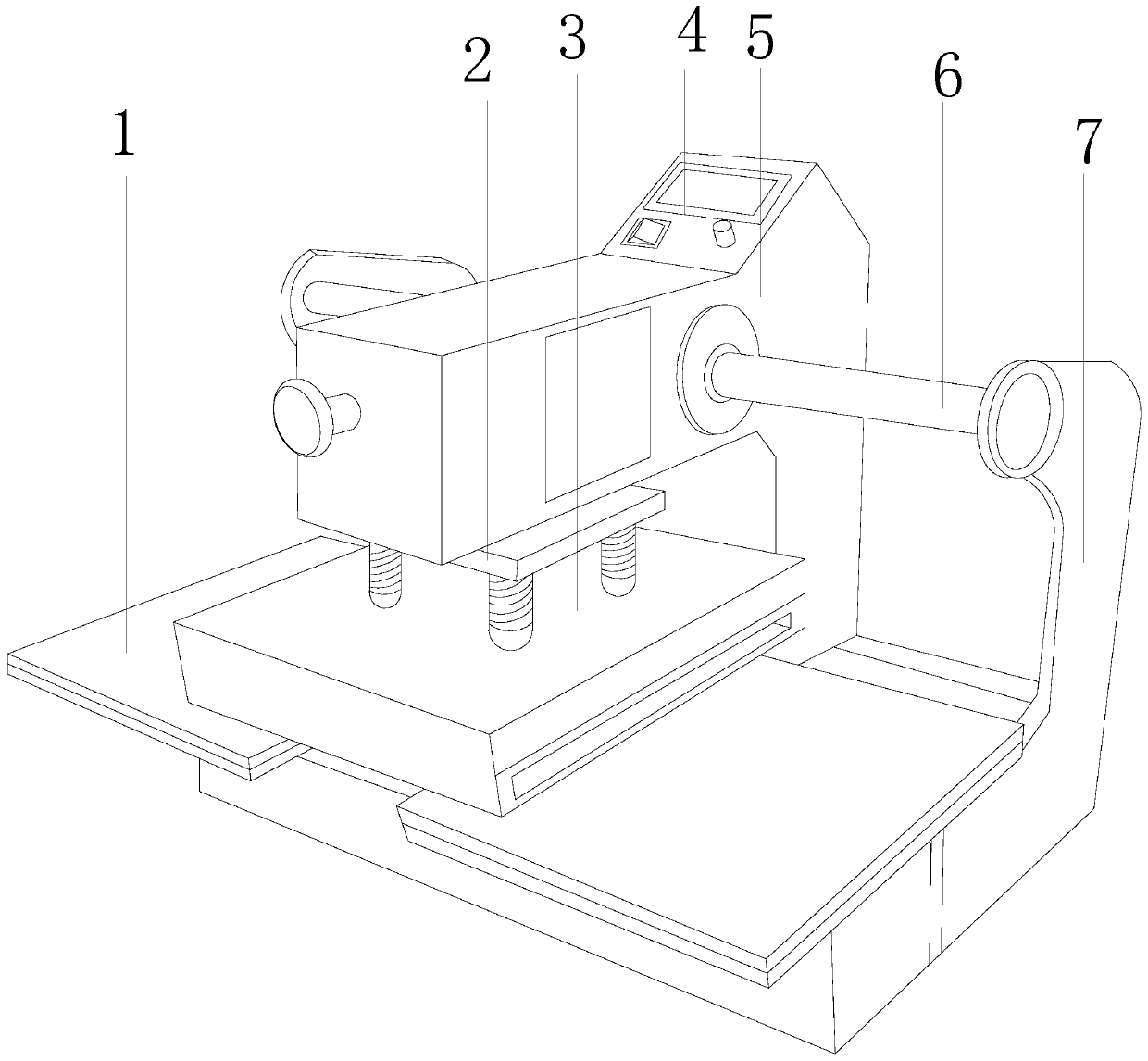 Novel automatic hot marking machine