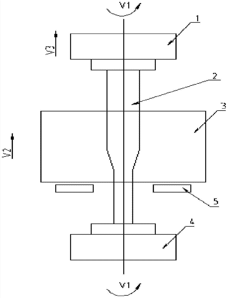 A vertical stretching method and equipment for an optical fiber preform