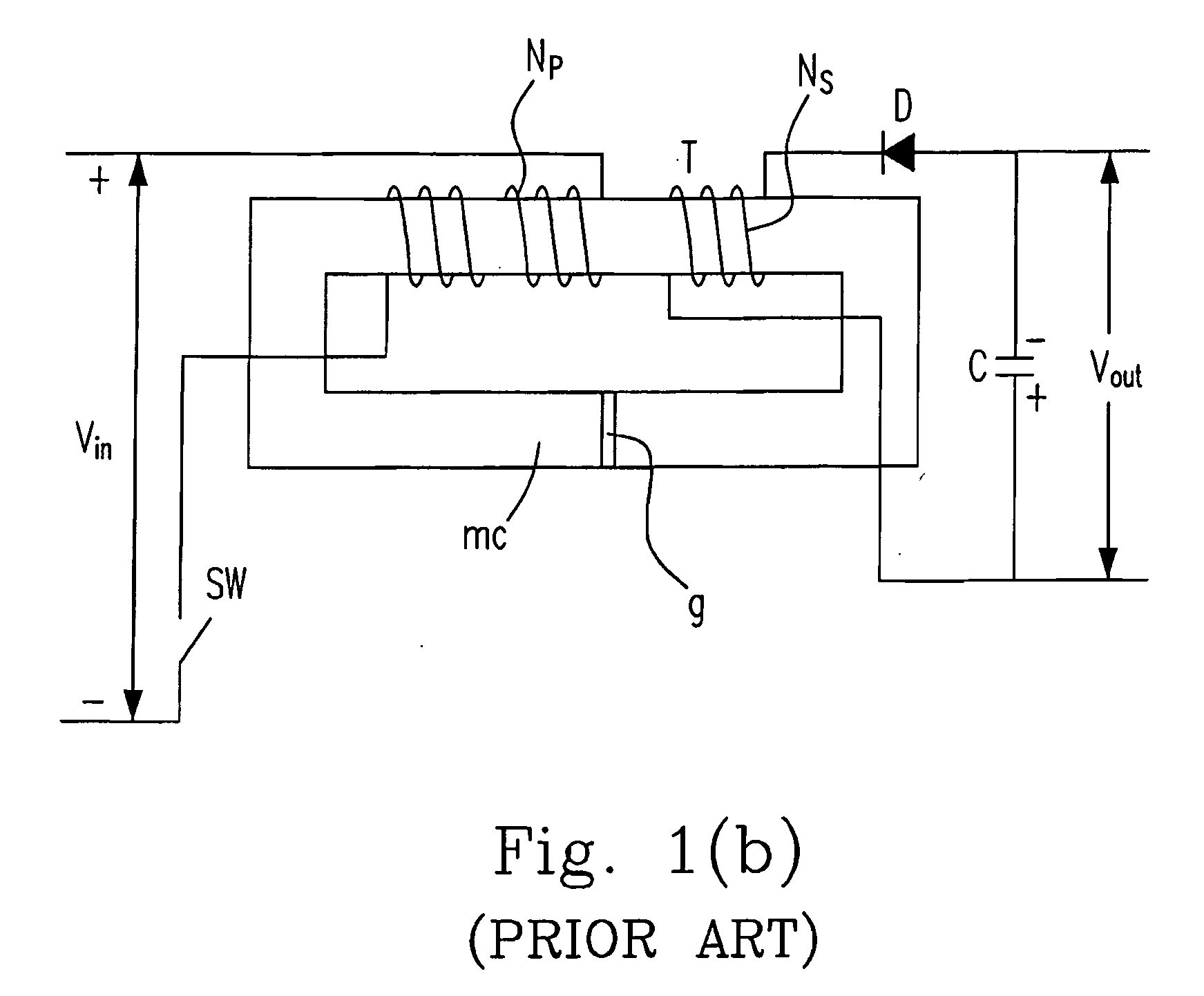 Magnetic integrated circuit for multiphase interleaved flyback converter and controlling method thereof