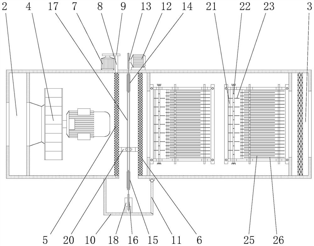 A high-efficiency oil fume purification device