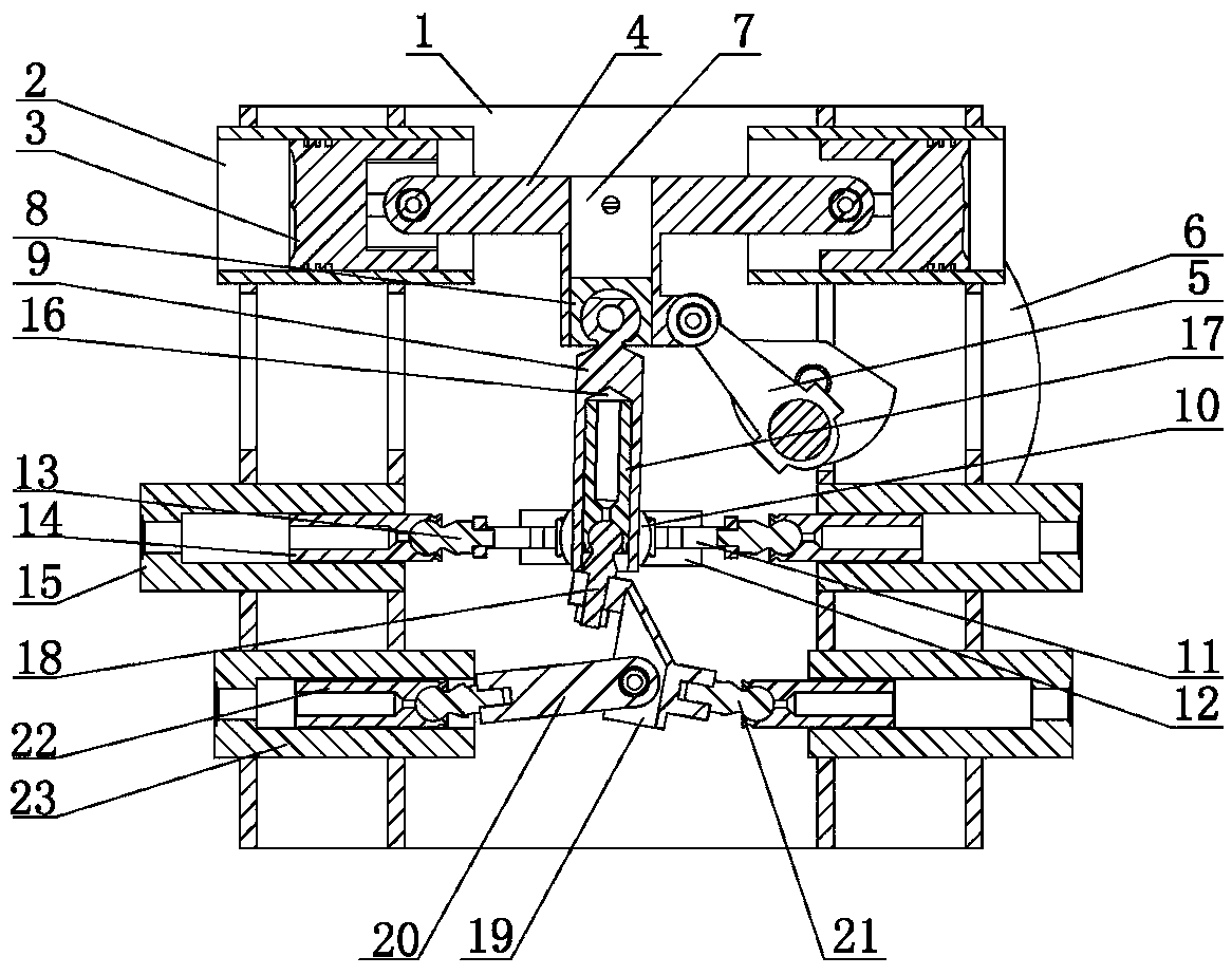 Mechanical-electrical-hydraulic hybrid intelligent variable moment type engine