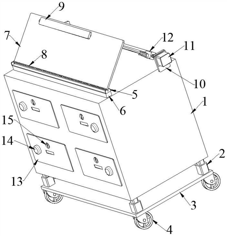 Case examination recording device for laboratory