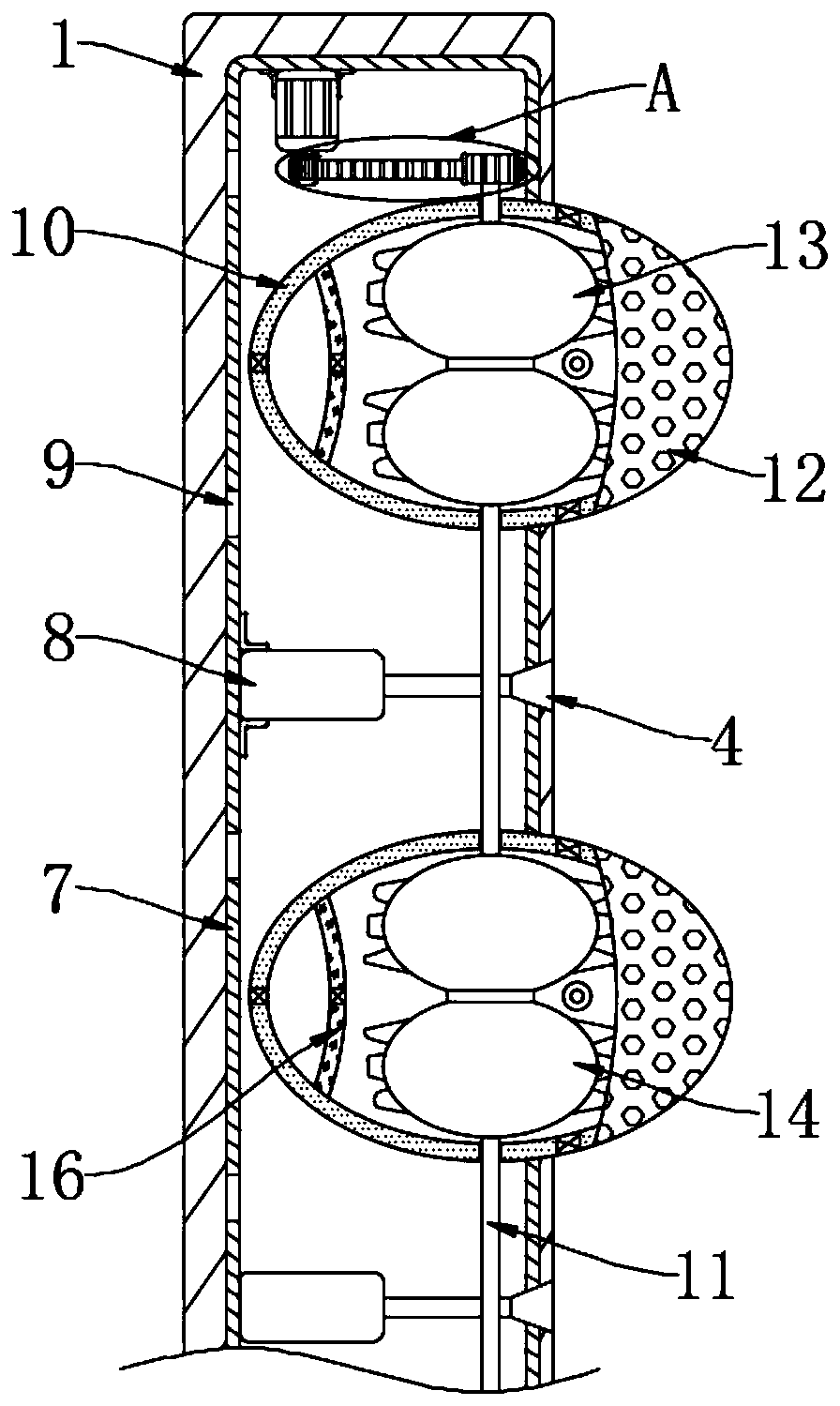 Wearable leg massager for beauty