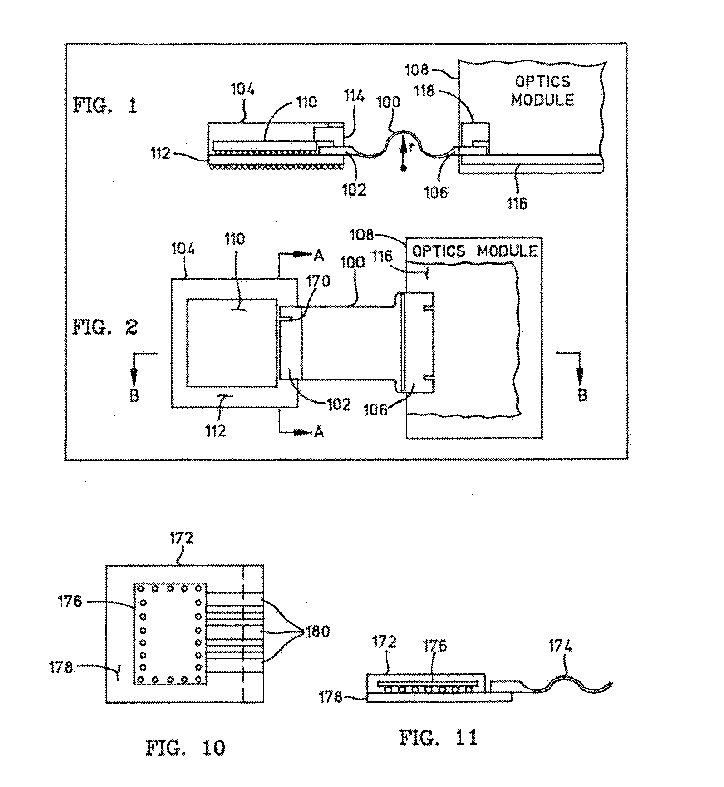 Flexible interconnect cable for an electronic assembly