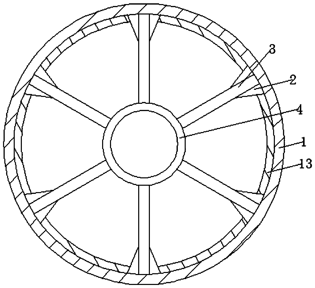 Ventilation pipe for indoor design