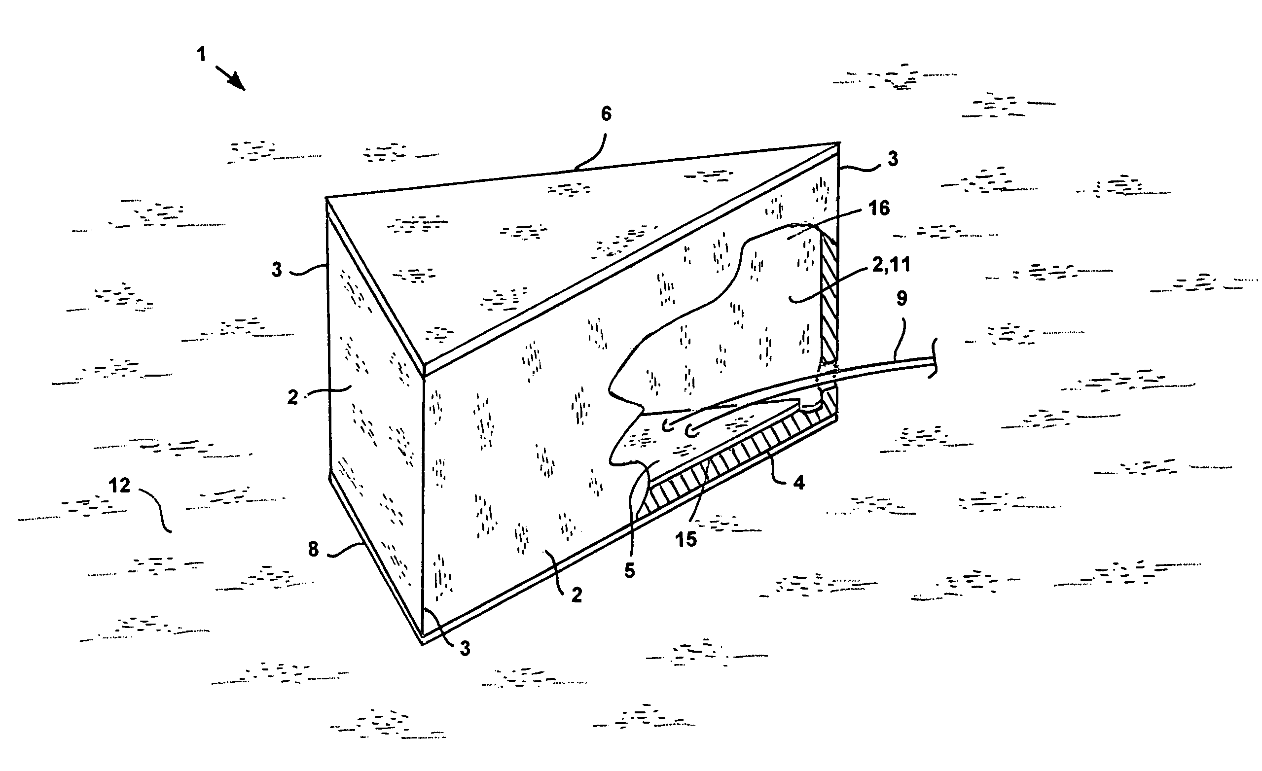 Triangular mode guitar pickup