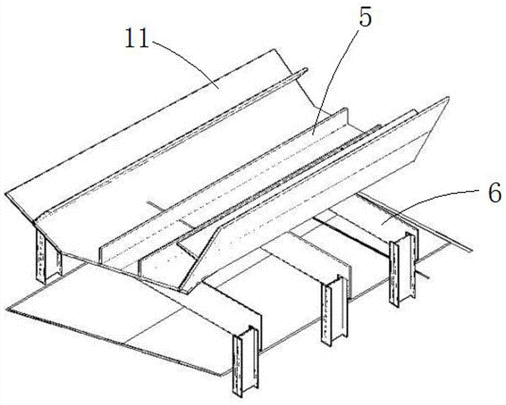 Octagonal-box-shaped pylon foot and manufacturing method thereof