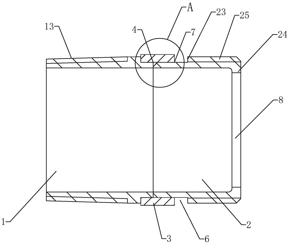 Stainless steel water heating joint and production process thereof