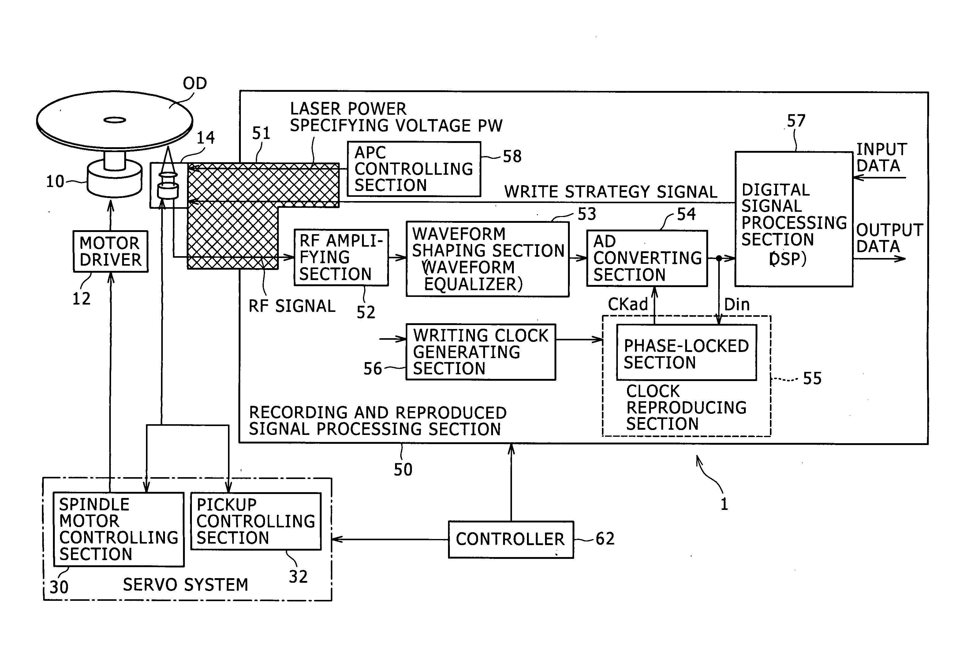 Laser driving device, laser driving method, optical unit, and light device