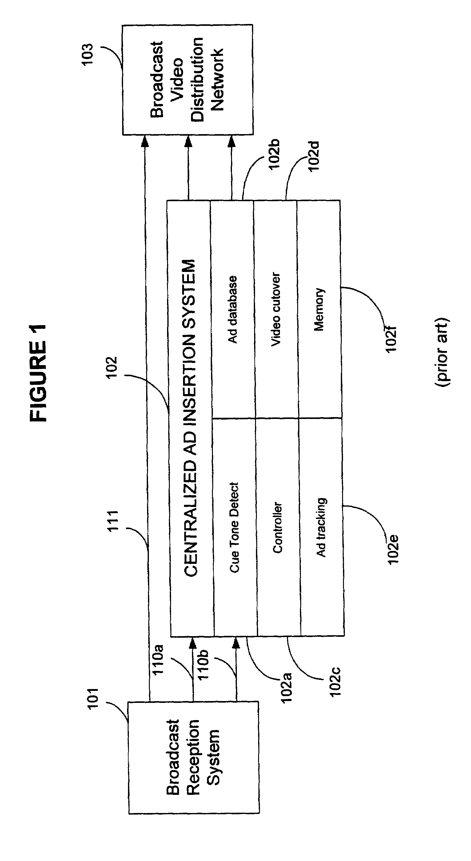 System and method for inserting advertising content in broadcast programming