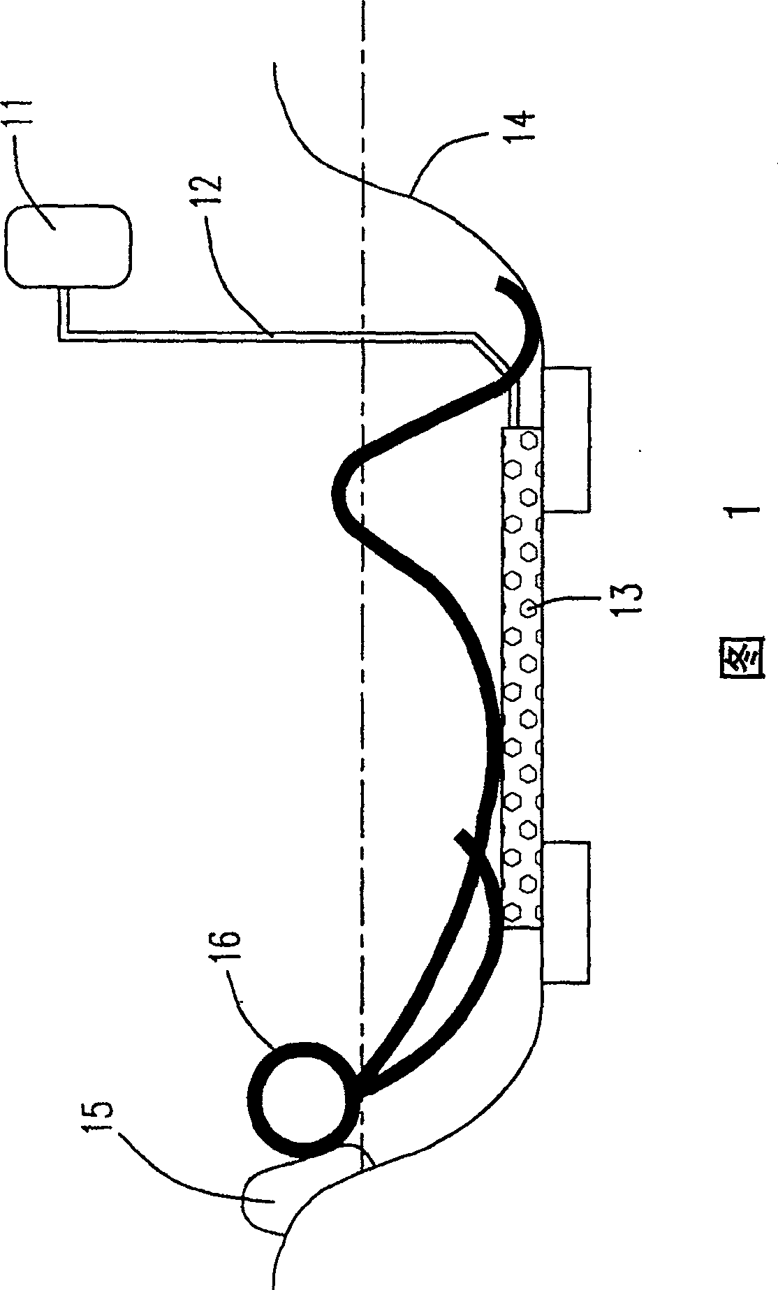 Hydropathic method and apparatus with hot bubble to reach massage effect