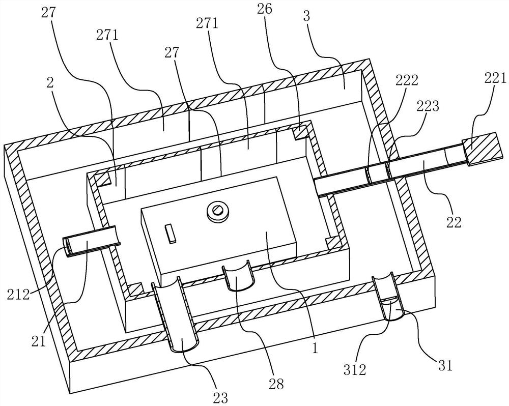 Lithium battery safety performance experiment protection device